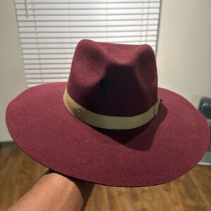 Burgundy hat size medium